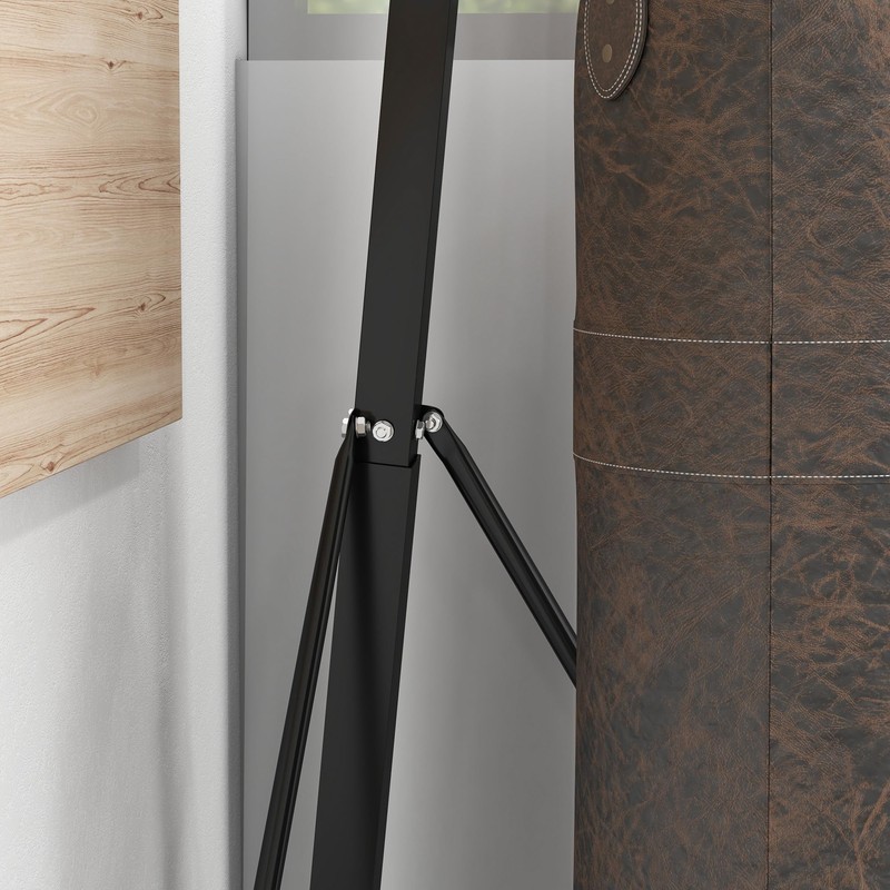 Foldable Heavy Bag Stand 67" -Adjustable Height Boxing Stand for