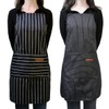 ALXBSONE Apron, Adjustable Neck Strap, 2pcs Cooking Aprons with Two
