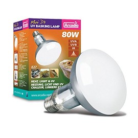 Arcadia SMA80E27 D3 UV Basking Lamp 80 Watt 2nd Generation