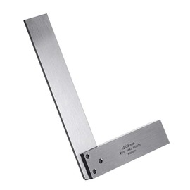 Machinist Square Precision Engineer Wide Seat Square 90 Right Angle Ground Hardened Steel Angle Ruler 5 x 3.2 Inch