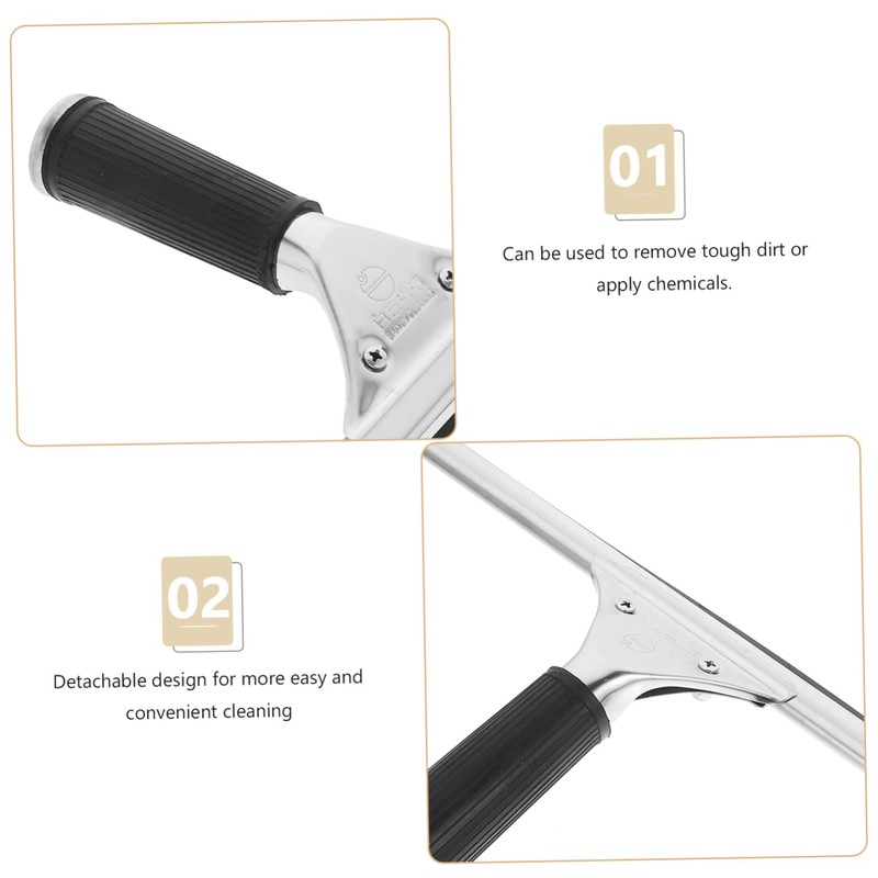 Ipetboom Washing Squeegee Head Replacement Detachable Sleeve Window Cleaning Tool
