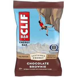 CLIF BAR - Energy Bar - Chocolate Brownie - (2.4 Ounce Protein Bar)