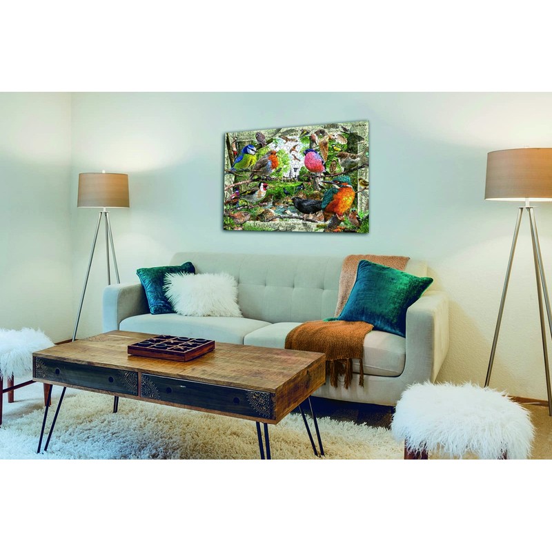 1000 Piece Jigsaw Puzzle Feather Friends Ravensburger 17272 6 Colorful