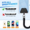 Phone Lanyard, Universal Theftproof Anti-Lost Elastic Tether Wrist Strap with