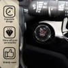 RGOAANC Crystal Rhinestone Engine Start Stop Decoration Ring, Push Button