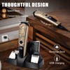 Ufree Gifts for Men, Beard Trimmer with Charging Stand, IPX7