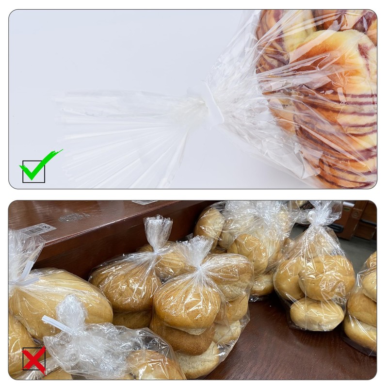 100 Pieces Reusable Plastic Bread Clips Keep Your Food Fresh,
