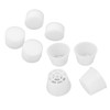 100 Set Hydroponic Grow Baskets Sponges Circular Planting Baskets Plant