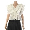 (신세계김해점)브이넥프릴블라우스(TMB27090) (Viva la Vida Kimhae) V-Neck Ruffle Blouse (TMB27090)