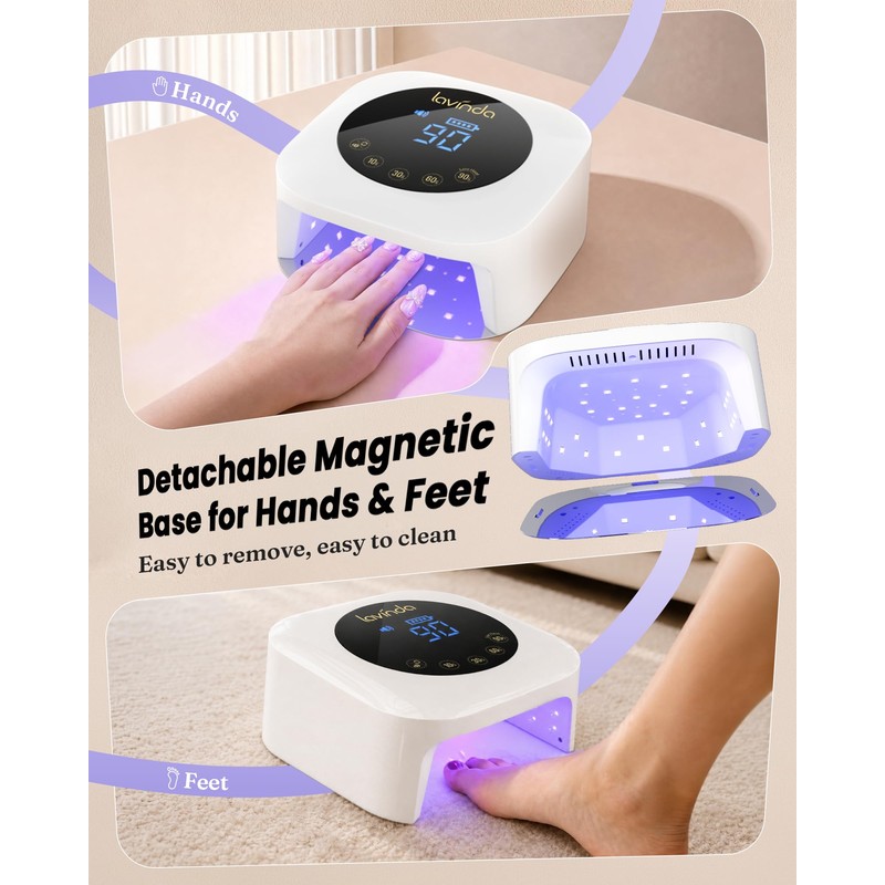 UV LED Nail Lamps for Gel Polish Long Battery Life