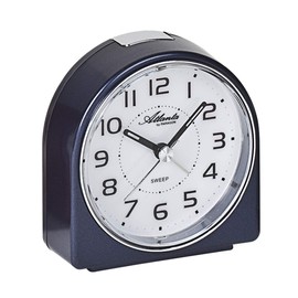 Atlanta Wecker ohne Ticken Quarz Analog Blau - 1932-5