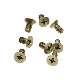 CRL Brushed Bronze Phillips 6 mm x 12 mm Cover Plate Flat Head Screws - Package