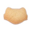 Staedter Mini Cat Head Cookie Cutter, Silver