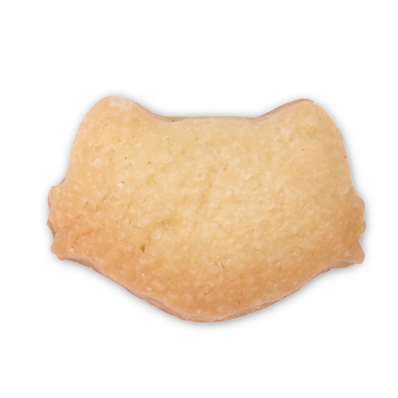 Staedter Mini Cat Head Cookie Cutter, Silver
