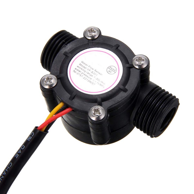 HiLetgo G1/2" Water Flow Hall Sensor Switch 1-30L/min 1.75MPa Flow