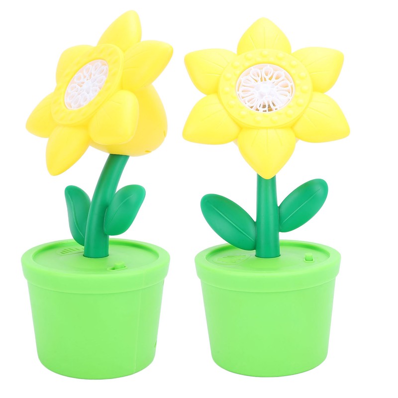 Bubble Machine with LED Light and Music Sunflower Electric Bubble