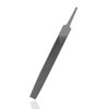 KALIM Flat Medium Cut File, Double Cut Teeth, 6'' Length,