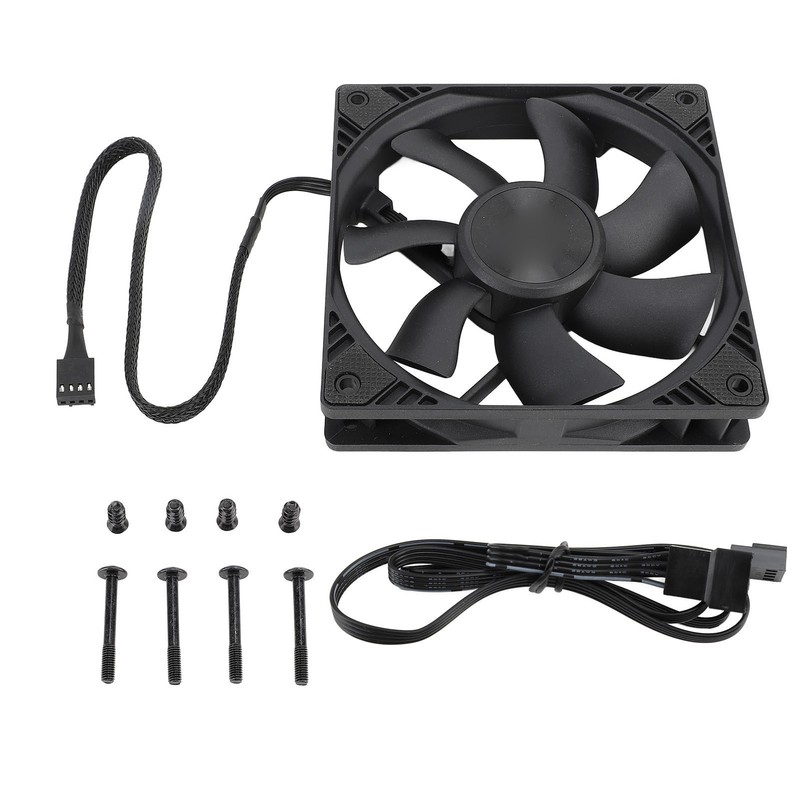 12V PWM Fan 800‑3000RPM 132CFM High Speed MFDB Bearing Silent