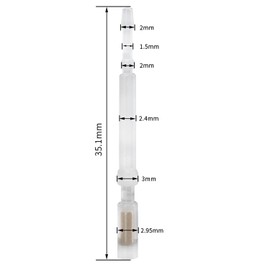 Aswalling 10Pcs 3D Printer Pin for BLTouch Push-Pin Bed Leveling Sensor Probe with Replacement Needle