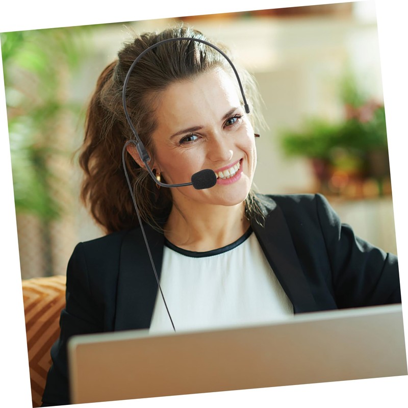 LABRIMP 4pcs Headset Microphone for Presentations Live Performance and Teaching