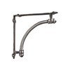 NACH Half Round Wall Mount Shelf Bracket, Decorative Brackets for