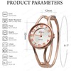 Blekon Silver Round Face Metal Double Band Fashion Women's Bangle