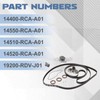 14510-RCA-A01 Engine Timing Belt Kit with Water Pump - Fits