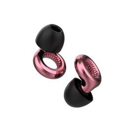 Party Music Ear Plugs Noise Isolating Ear Plugs with Case - Choose Your Colour (Pink)