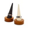 Oirlv Wooden Ring Display Stand Ring Organiser Stand Ring Storage