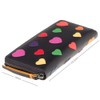 VISCONTI 'Passion' Large Wallet with Zip and Colourful Hearts RFID