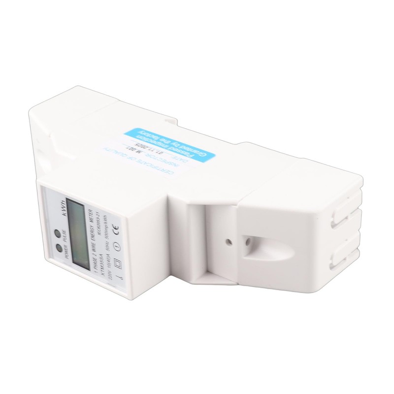 Single Phase DIN Rail kWh Meter 10-40A 50Hz Digital Home
