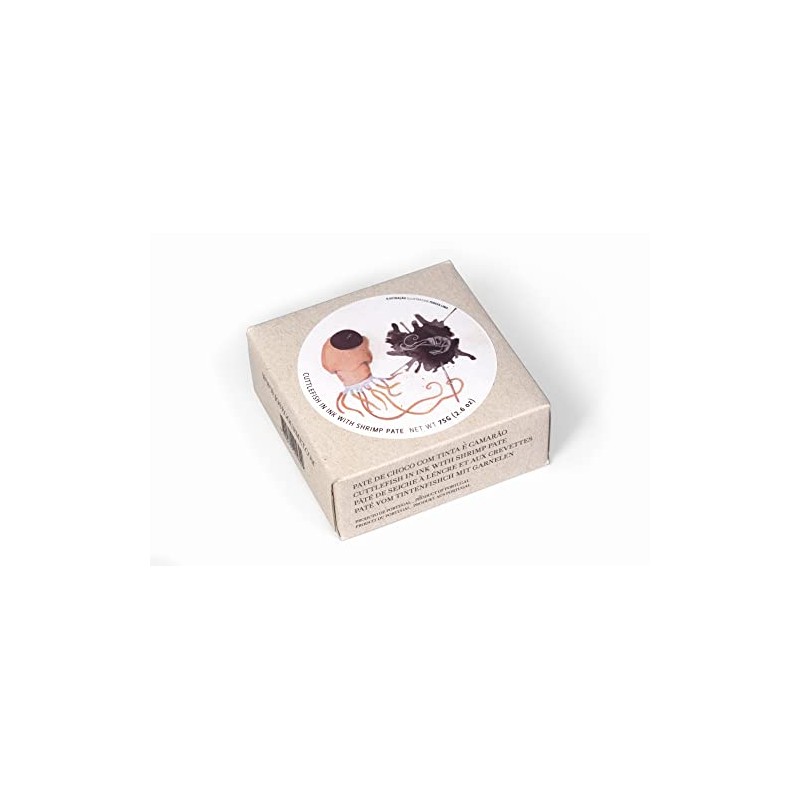 Jose Gourmet Cuttlefish in Ink with Shrimp Pate, 75g