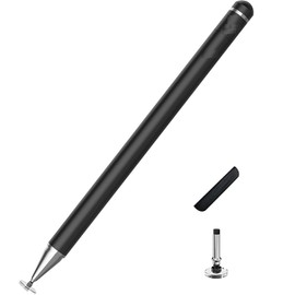 Mr. Gadget's Solutions Multi-Function Stylus Active Touch Screen Pen Capacitive Pen, Universal Stylus Pen For Phones Tablets Laptops-Black