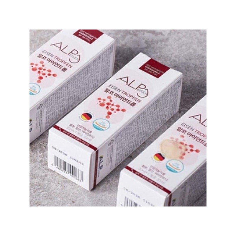 Alp Nutrition Alp Iron Drop 30ml x 3 bottles (Iron/Folic