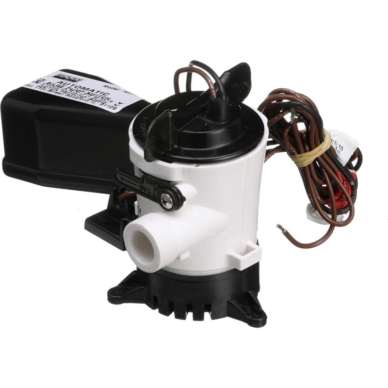 Seachoice Automatic Bilge Pump with Float Switch, 750GPH, 3/4in. Hose