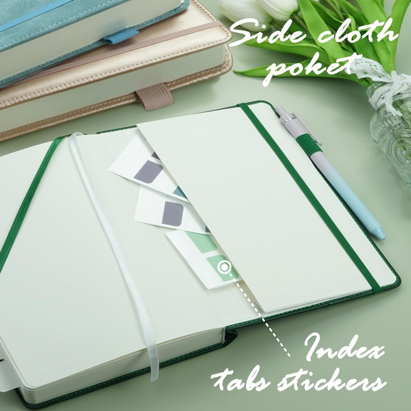 Hoci Poci Lined Journal Notebook, 400 Pages Thick Journal for