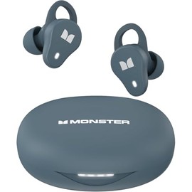 Monster N-Lite 210 Audífonos Inalámbricos, Auriculares Bluetooth 5.4, Drivers 13mm, Sonido Estéreo Inmersivo, Micrófono Incorporado para una Llamada Clara, 32H Tiempo de Juego, IPX5 resistente al agua