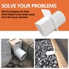 DEA End Adapter for Deck Drain fit for Stegmeier Channel