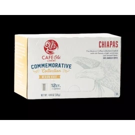 Cafe Ole Commemorative Collection Medium Roast Chiapas K-cups 12ct Box