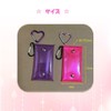 KAMIHO Clear Pouch, Carabiner, Mini Pouch, Carabiner, Acsta Case, Portable,