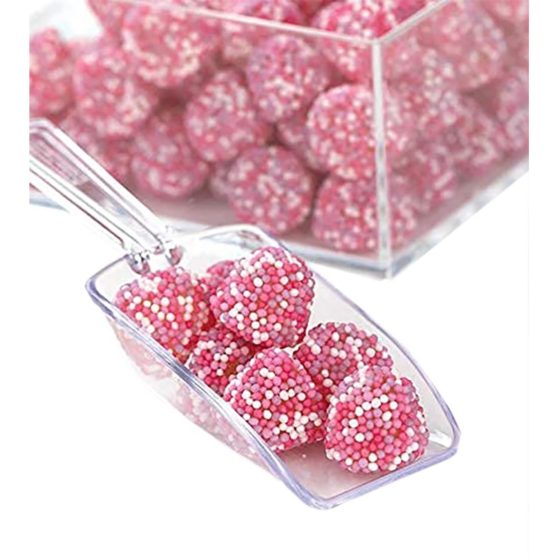 Fruidles Berry Gummy Candy, Nonpareils Coated Gummies (1 Pound, Pink