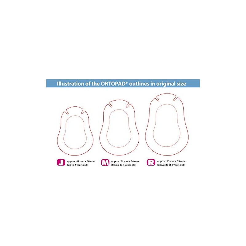 Ortopad Eye Patches White 1 Pack of 50 Patches (Junior)