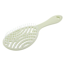 Beavorty Curved Vented Hair Brush for Women Paddle Comb with Scalp Stimulation for Long Hair Gentle Durable Design for Effortless Volumizing and Styling