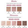 I'M MEME Shadow Stick Matte/Shimmer/Giltter 0.9g, Color:Shimmer 003 Pink Cham