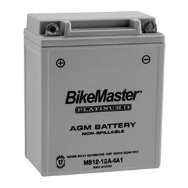 BikeMaster AGM Platinum II Battery MS12-12A-4A1 For Yamaha YX600 Radian 1986-1990