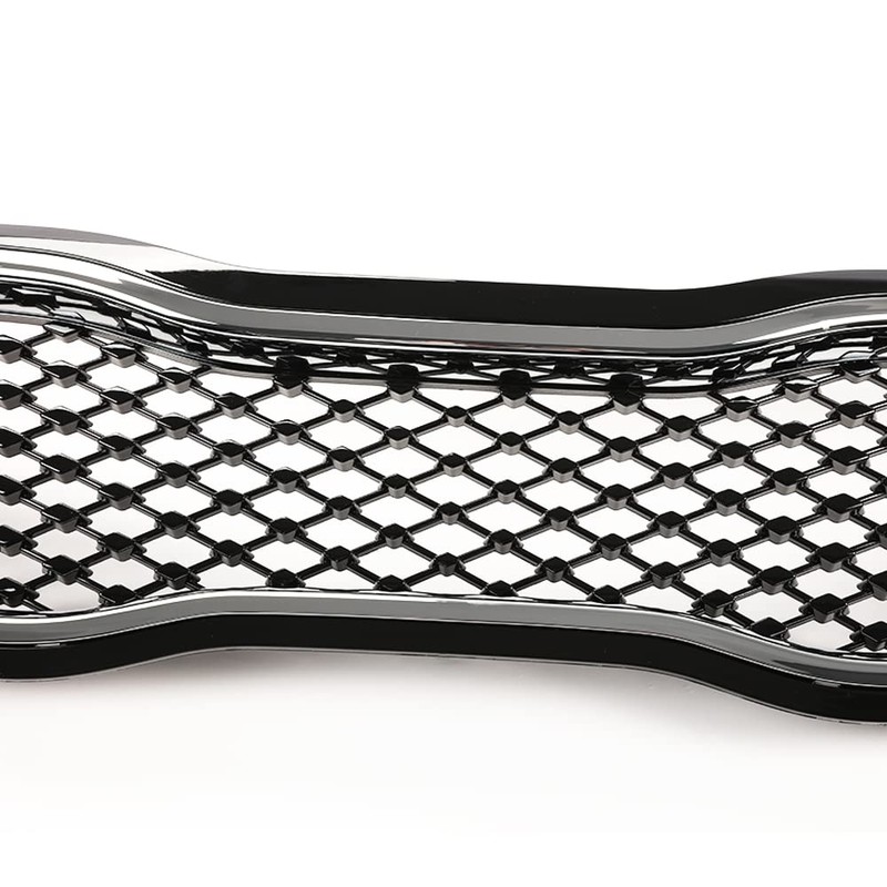 PIT66 Front Upper Bumper Radiator Grille, Compatible with 2014-2015 Kia