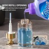 Enra Gold Foaming Soap Dispenser, 12oz Thick Glass Bathroom &