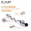 CAP Barbell 47-Inch Olympic Curl Bar - Chrome | Curl