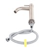 Stainless Steel Brushed Surface Basin Water Faucet Bathroom Single Cold