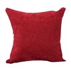 Blazing Needles Square Polyester Jacquard Throw Pillows, 17", Ashfield Claret